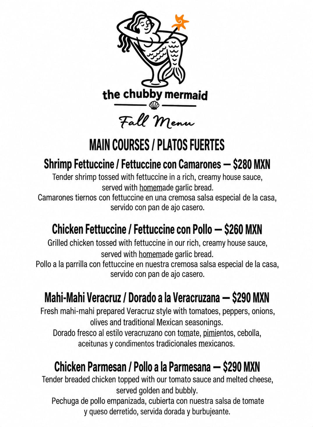 Main Courses